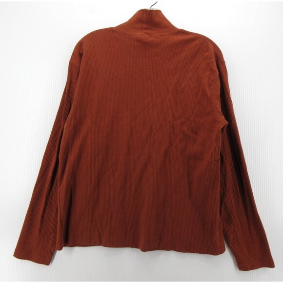 VINTAGE J Crew Top XL Pullover Shirt 90s Minimalist Base Layer USA - Picture 6 of 10